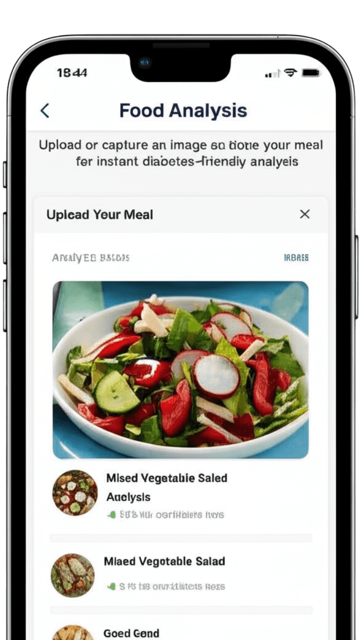 Mobile app mock-up